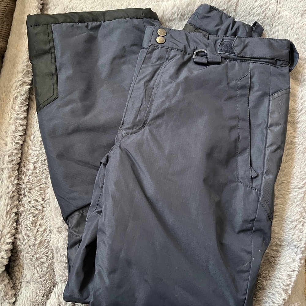 Kids Snow Pants in Navy with Black details